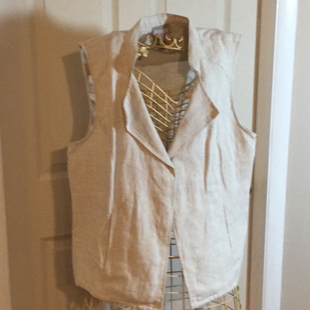Chico’s Linen Vest